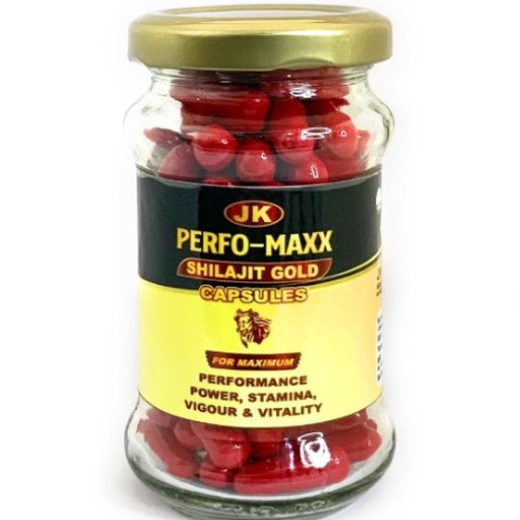 SHILAJIT GOLD [60 Herbal Capsules] [Each capsule contains 850 mg]                              Front