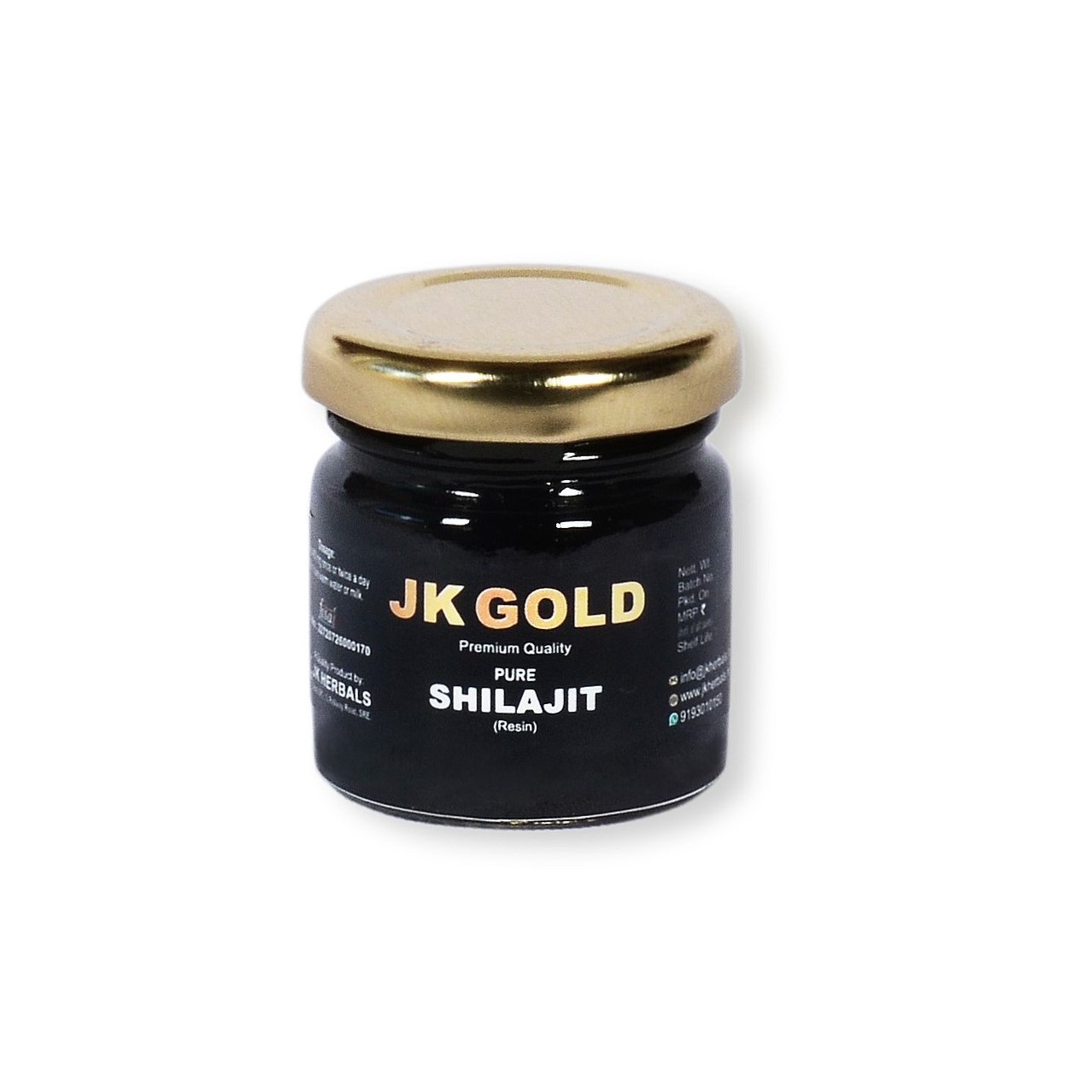 JK Gold [GOLD GRADE] pure gold [grade A shilajit] resin [50 Gram] Front