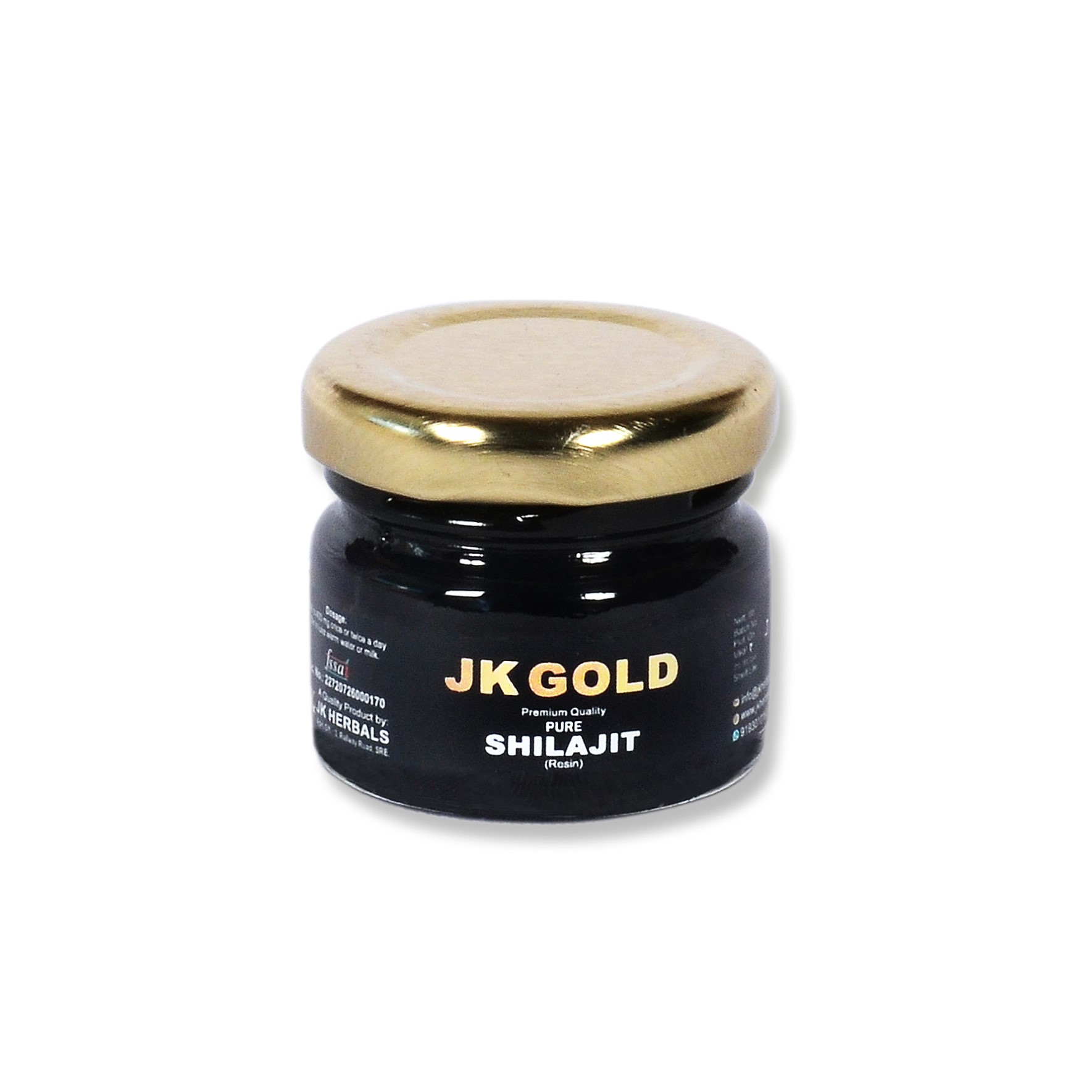 Jk Gold [GOLD GRADE] himalayan pure gold grade A shilajit [20 Gram] Front