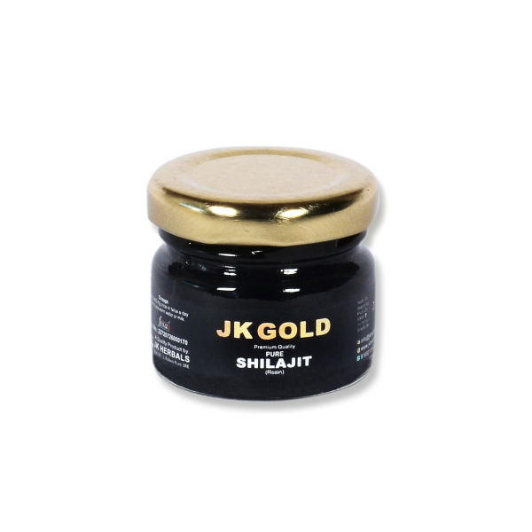 JK Gold [GOLD GRADE] grade A shilajit resin pure himalayan [30 Gram] Front